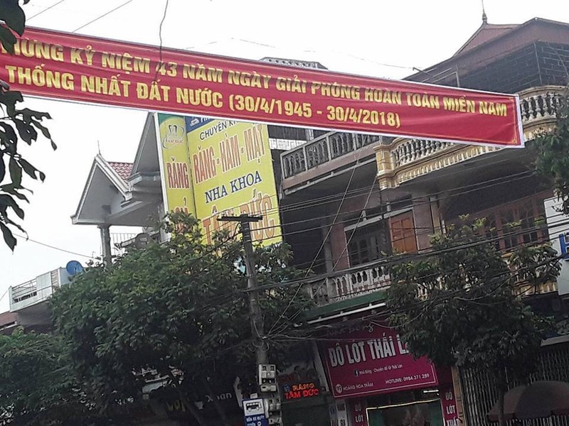 Quang Ninh: In sai nam...giai phong mien Nam, phuong 