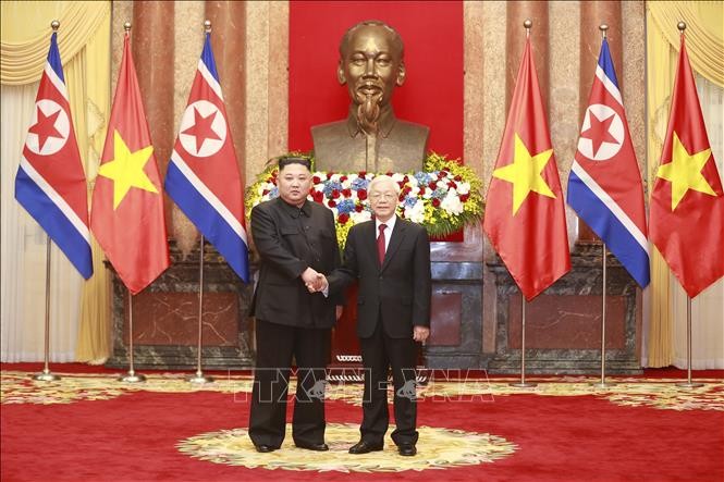 Chum anh: Le don Chu tich Trieu Tien Kim Jong-Un tham huu nghi chinh thuc Viet Nam-Hinh-7
