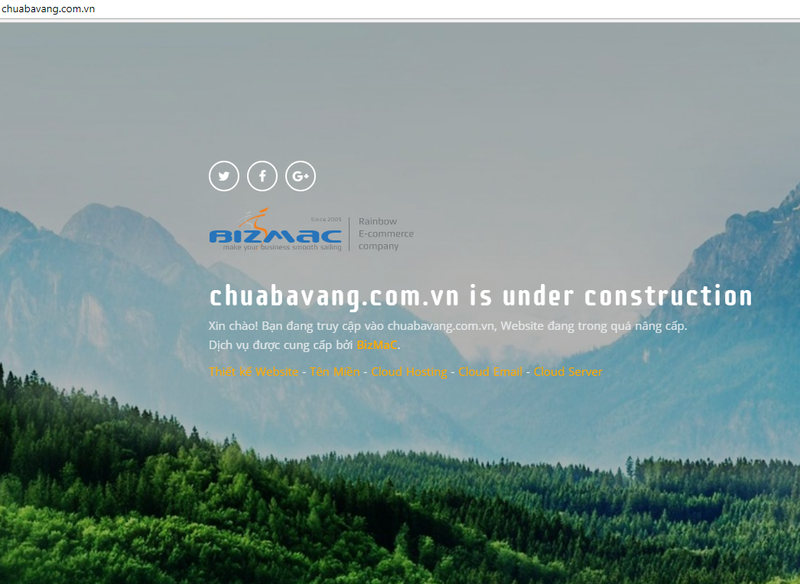 Website chua Ba Vang bat ngo dung hoat dong sau nghi an thinh vong