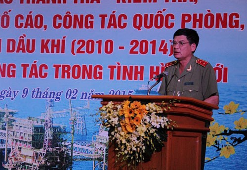 Canh cao Trung tuong Trinh Van Thong vi vi pham bi mat Nha nuoc