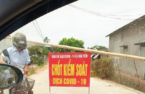 Phat hien ca duong tinh COVID-19, Thai Binh lap tuc phong toa mot thon