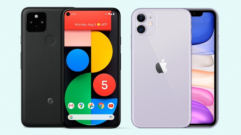 Google Pixel 5 khien iPhone 11 tro nen loi thoi va dat do