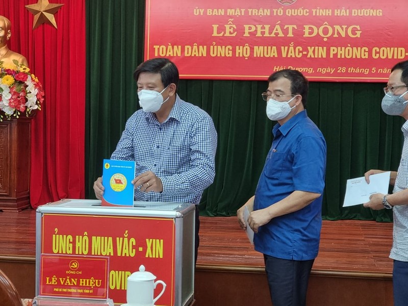 Hai Duong: Hon 70 ty ung ho Quy vaccine COVID-19 ngay khi phat dong-Hinh-6