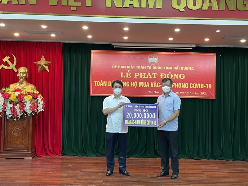 Hai Duong: Hon 70 ty ung ho Quy vaccine COVID-19 ngay khi phat dong-Hinh-17