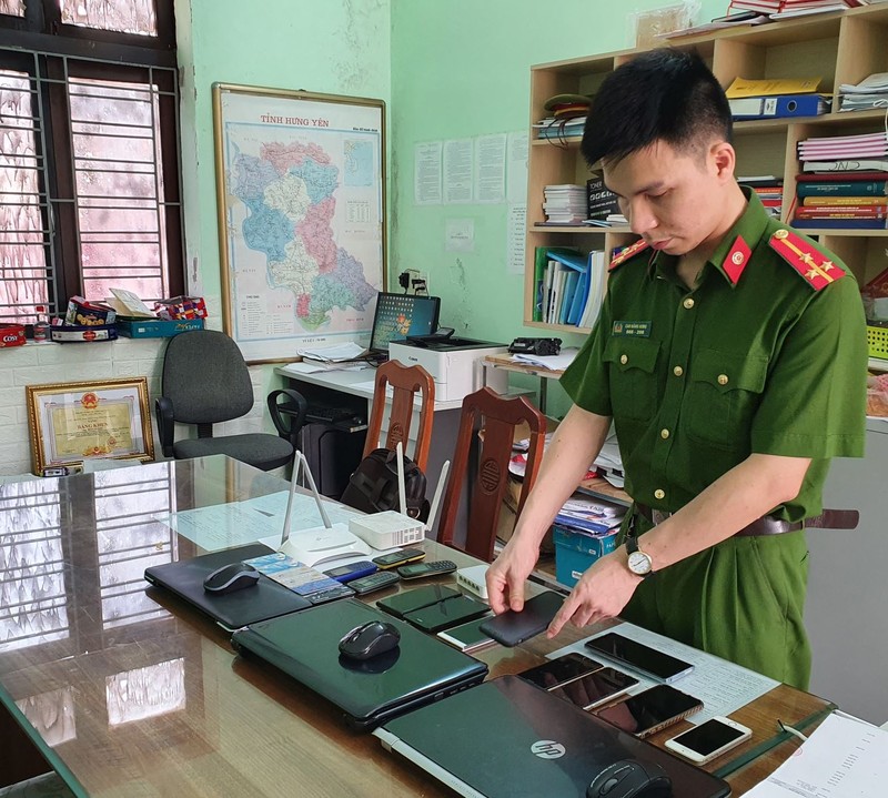 Hung Yen: Triet pha duong day danh bac qua mang gan tram ty