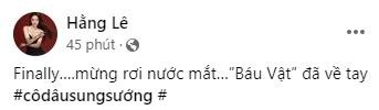 Bo hoa cuoi co gi hot ma nu ca si Minh Hang goi la 'bau vat'?