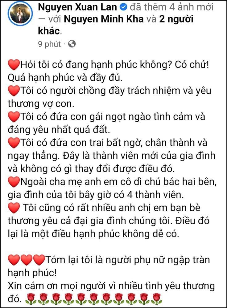 Xuan Lan bat ngo cong khai thanh vien thu 4 trong gia dinh-Hinh-2