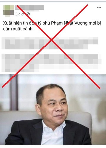 Xac minh, xu ly ke tung tin that thiet ve ty phu Pham Nhat Vuong