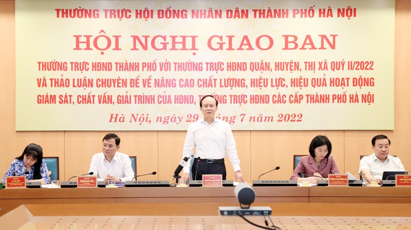 HDND TP Ha Noi chu trong hieu qua sau giam sat, chat van, giai trinh