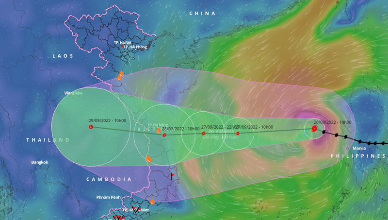 Vi sao bao Noru duy tri cuong do manh tien gan dat lien Viet Nam?-Hinh-2