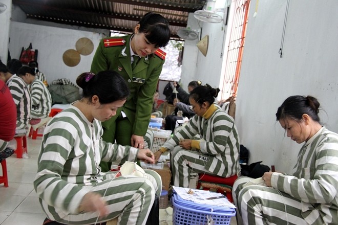 Bo Cong an thong tin ve phan loai, giam giu pham nhan trong trai giam