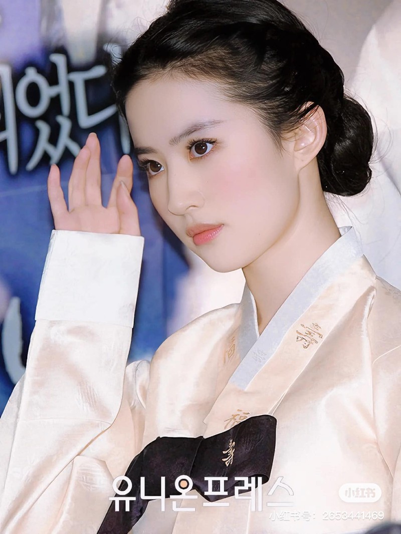 Luu Diec Phi diu dang va nu tinh khi dien hanbok 12 nam truoc-Hinh-4