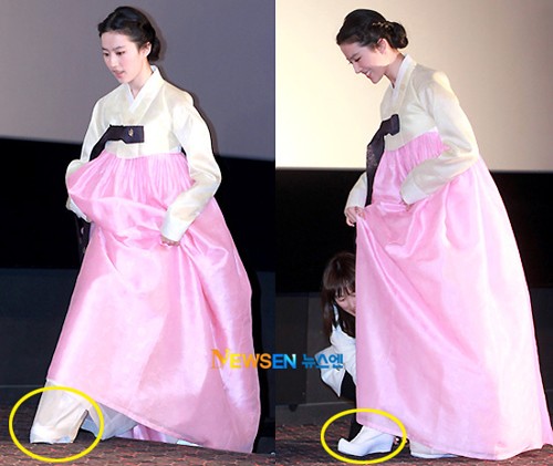 Luu Diec Phi diu dang va nu tinh khi dien hanbok 12 nam truoc-Hinh-7