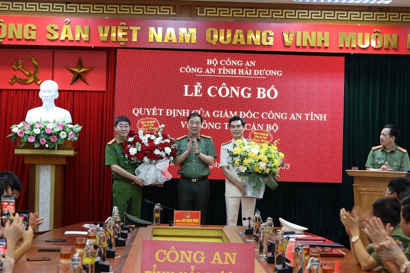 Hai Duong: Giam doc Cong an tinh dieu dong, bo nhiem nhieu can bo-Hinh-2