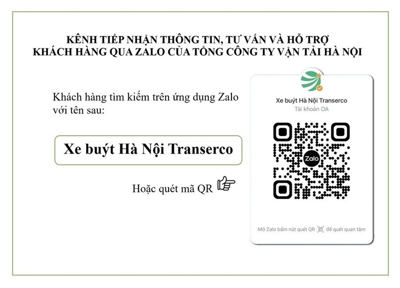 Transerco trien khai kenh tiep nhan phan anh ve xe buyt tren zalo-Hinh-2