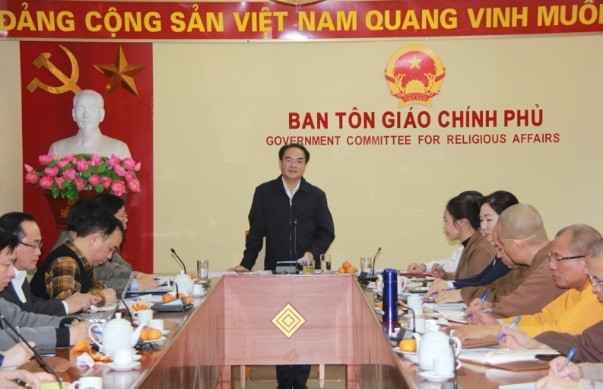 Dang xac dinh nguon goc “xa loi toc Duc Phat” trung bay tai chua Ba Vang