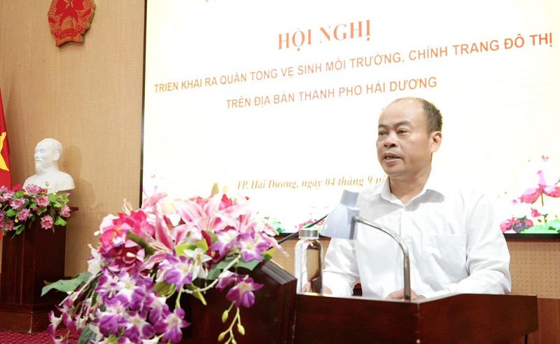 TP Hai Duong: Khong de ve sinh moi truong xong, dan lai xa rac