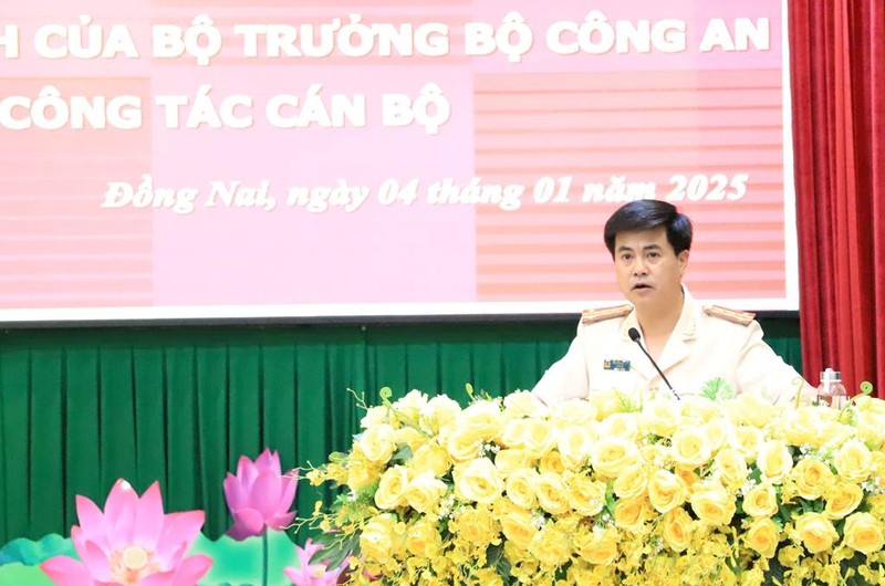 Dong Nai co tan Giam doc Cong an tinh