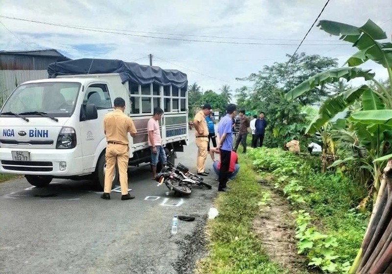 Tài xế xe tải có lỗi vụ nữ sinh tử vong ở Vĩnh Long Tai xe xe tai co loi vu nu sinh tu vong o Vinh Long