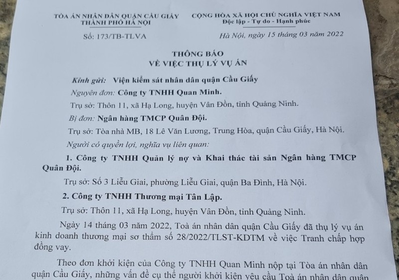 Quang Ninh: Vi sao chu du an Ocean Park Van Don kien ngan hang MB Bank ra toa?-Hinh-2