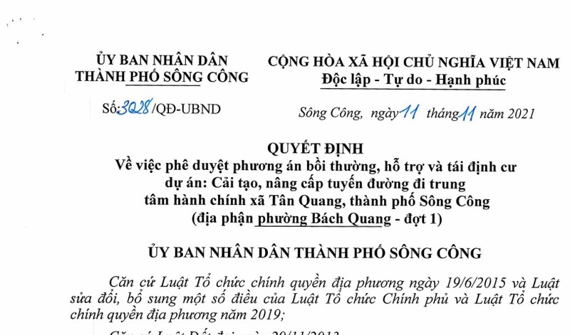 Chi sai boi thuong tai TP Song Cong: Hoi trach nhiem Pho chu tich Luu Tri Vuong?-Hinh-2