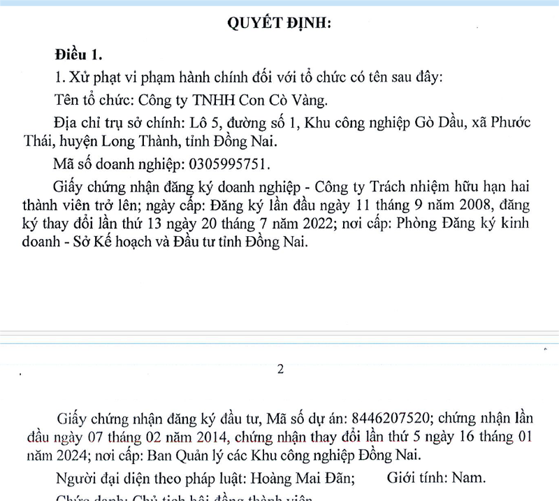 Khong co giay phep moi truong, Cty Con Co Vang bi phat 320 trieu-Hinh-2