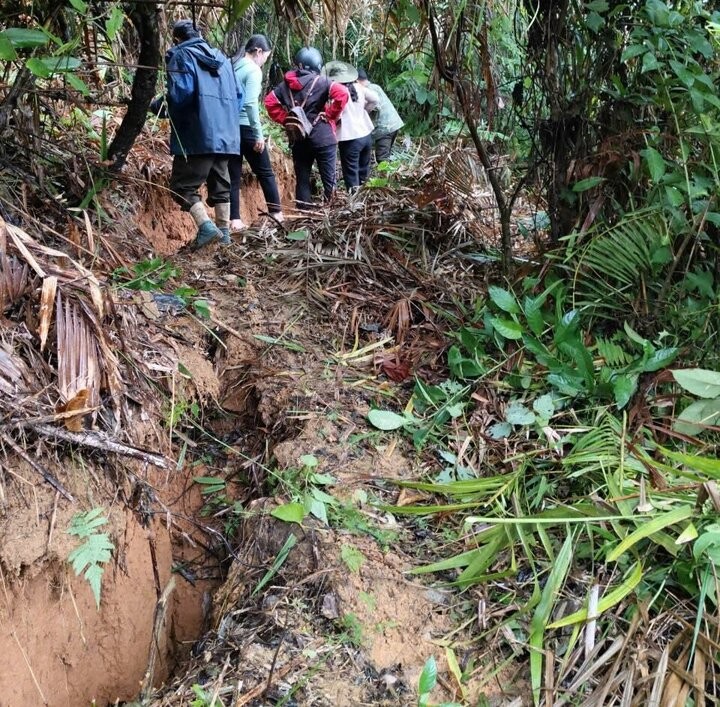 Quang Nam tiep tuc di doi dan sau khi xuat hien vet nut 120m