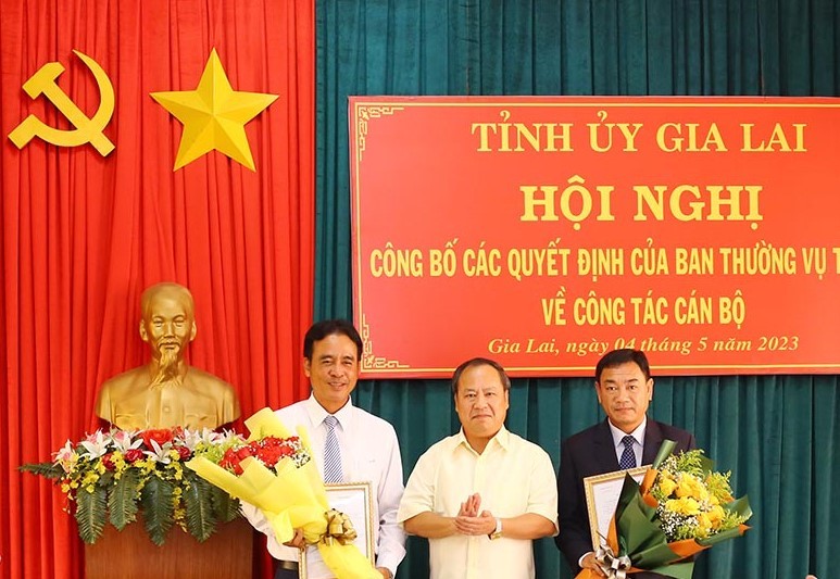 Gia Lai: Cong bo quyet dinh bo nhiem pho truong ban To chuc Tinh uy