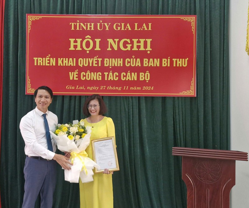 Chuan y Pho Chu nhiem Uy ban Kiem tra Tinh uy Gia Lai