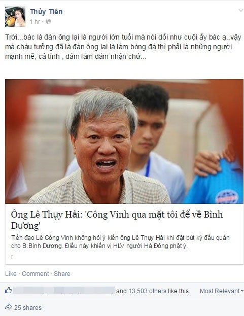 Thuy Tien bat ngo to HLV Thuy Hai noi doi nhu Cuoi
