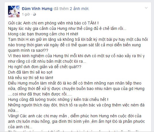 Dam Vinh Hung len tieng sau cong khai su that soc ve me-Hinh-2