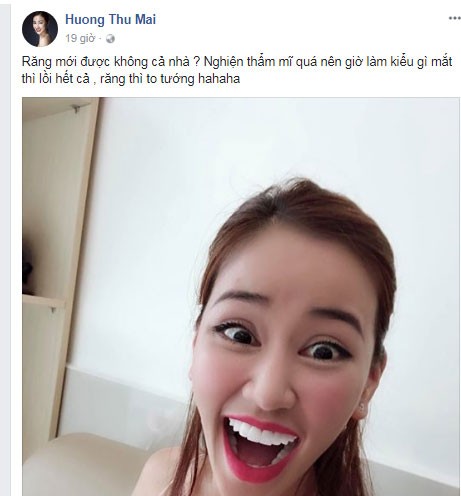 Maya cuoi ngat voi thong tin lam lai rang qua da