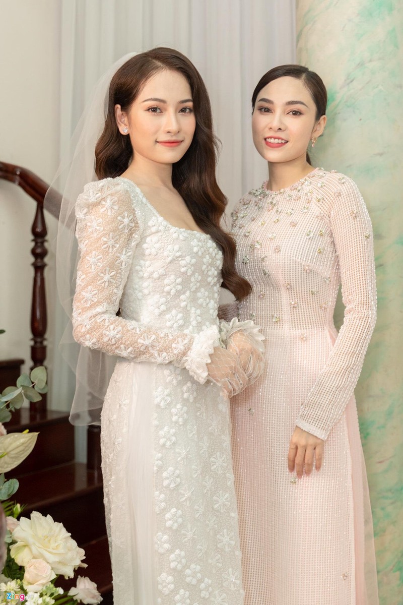 Ngoc Duyen xinh dep trong le an hoi voi Duong Khac Linh-Hinh-7