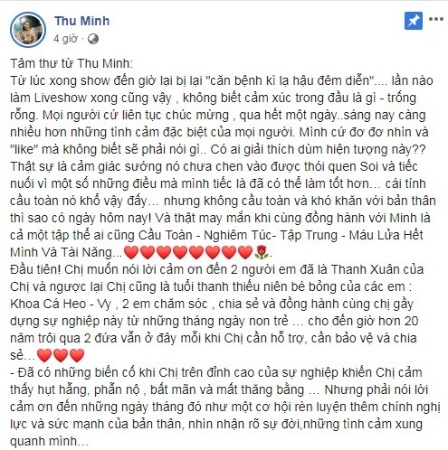Thu Minh het loi khen Kim So Hyang giua nghi van choi xau Diva Han