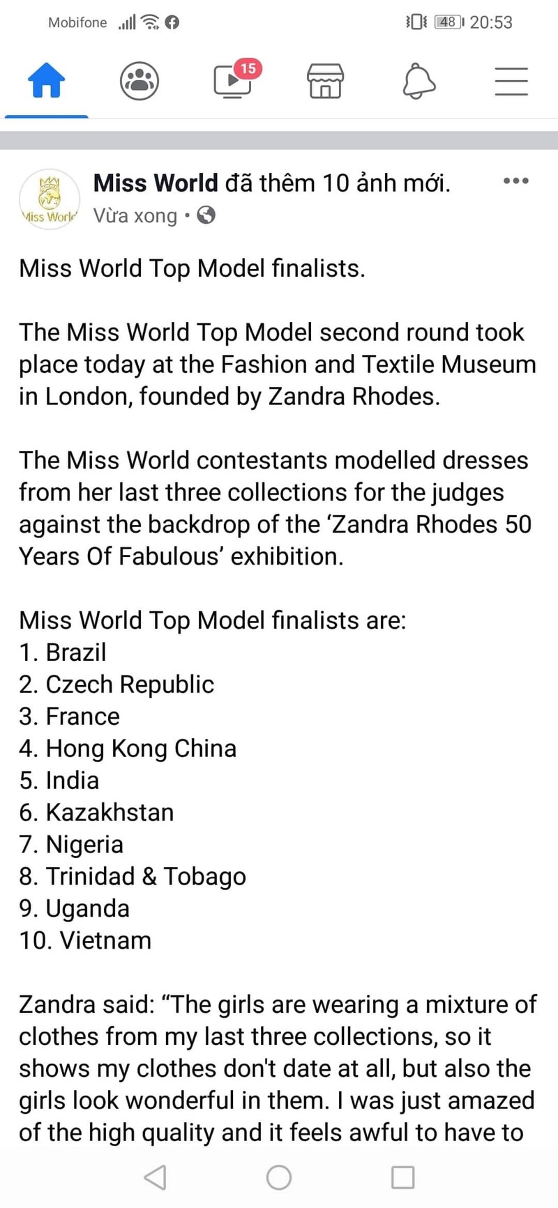 Luong Thuy Linh xuat sac lot Top 10 phan thi Top Model tai Miss World-Hinh-2