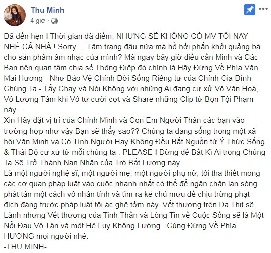 Sao Viet dong loat dung ve phia Van Mai Huong, chi trich ke phat tan clip “khon nan“-Hinh-3
