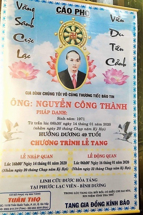 Cuu thanh vien nhom MTV Thanh Nguyen qua doi o tuoi 49 vi ung thu