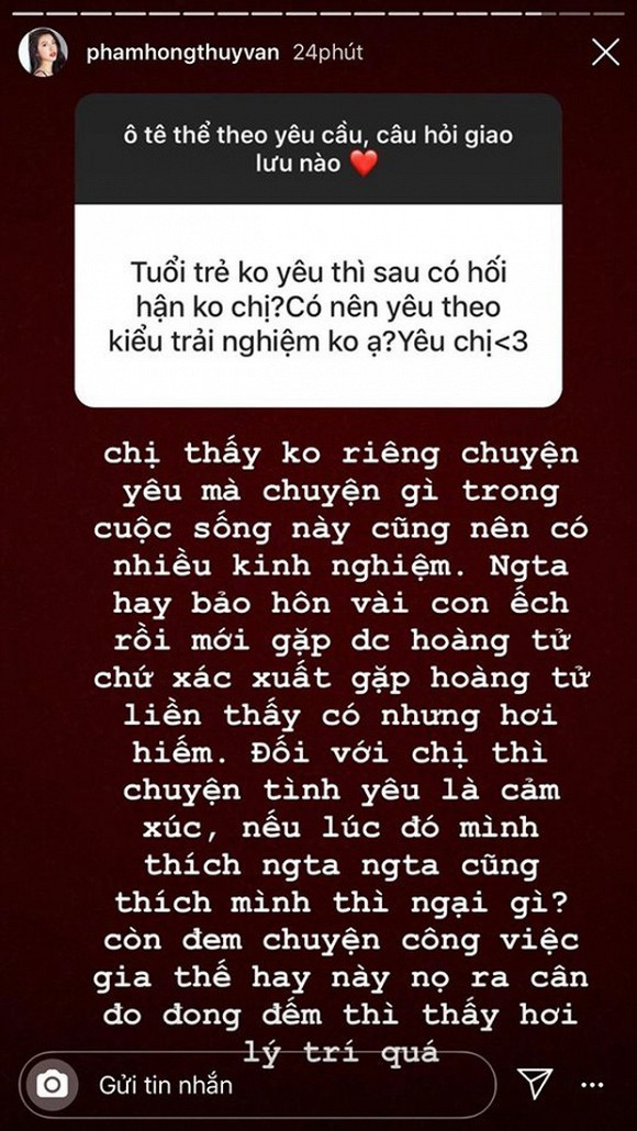 A hau Thuy Van hoan chup anh cuoi vi dich, ne de cap gia the ban trai-Hinh-5