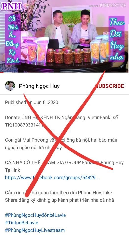 Phung Ngoc Huy to bi mao danh quyen tien cho be Lavie