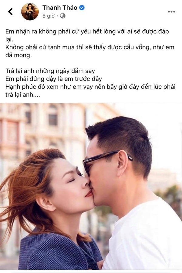 Bi nghi da ly hon chong Viet kieu, ca si Thanh Thao noi gi?