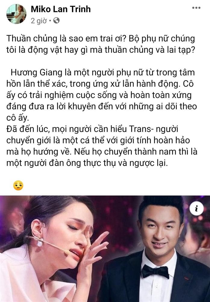 Huong Giang bi goi la 