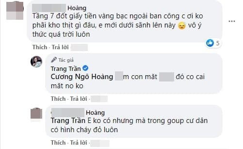 Chung cu bao chay, Trang Tran hoang, con gai theo vu em thao chay-Hinh-2