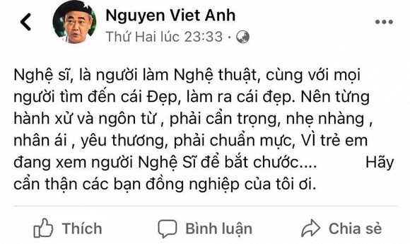Cat Phuong phan ung gat ve loi nhac nho cua nghe si Viet Anh