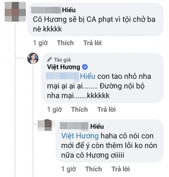 Vo chong Viet Huong gay tranh cai vi vi pham luat giao thong-Hinh-3