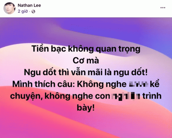 Nathan Lee chi dich danh Ngoc Trinh: 