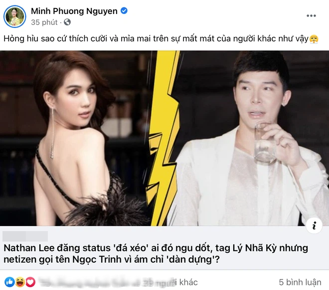 Nathan Lee chi dich danh Ngoc Trinh: 