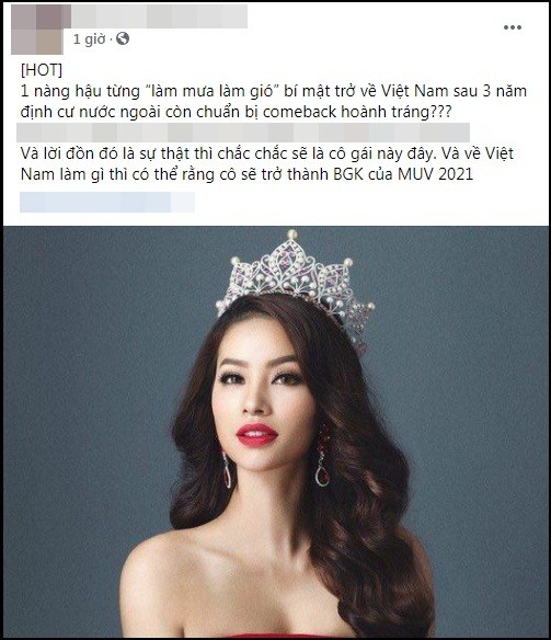 Ro tin Pham Huong am tham ve VN, cho thoi co 