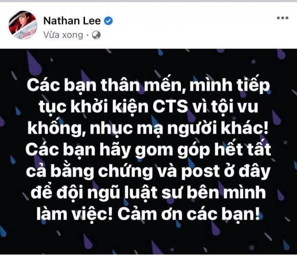 Nathan Lee tuyen bo tim bang chung kien Cao Thai Son toi vu khong