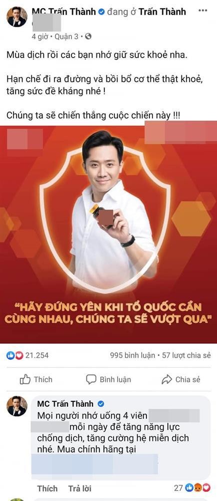 PR thuc pham chuc nang, Tran Thanh vi sao phai go bai?