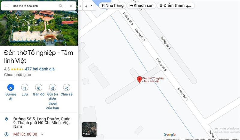 Su that Den tho To nghiep cua Hoai Linh bi Google Maps doi ten-Hinh-3